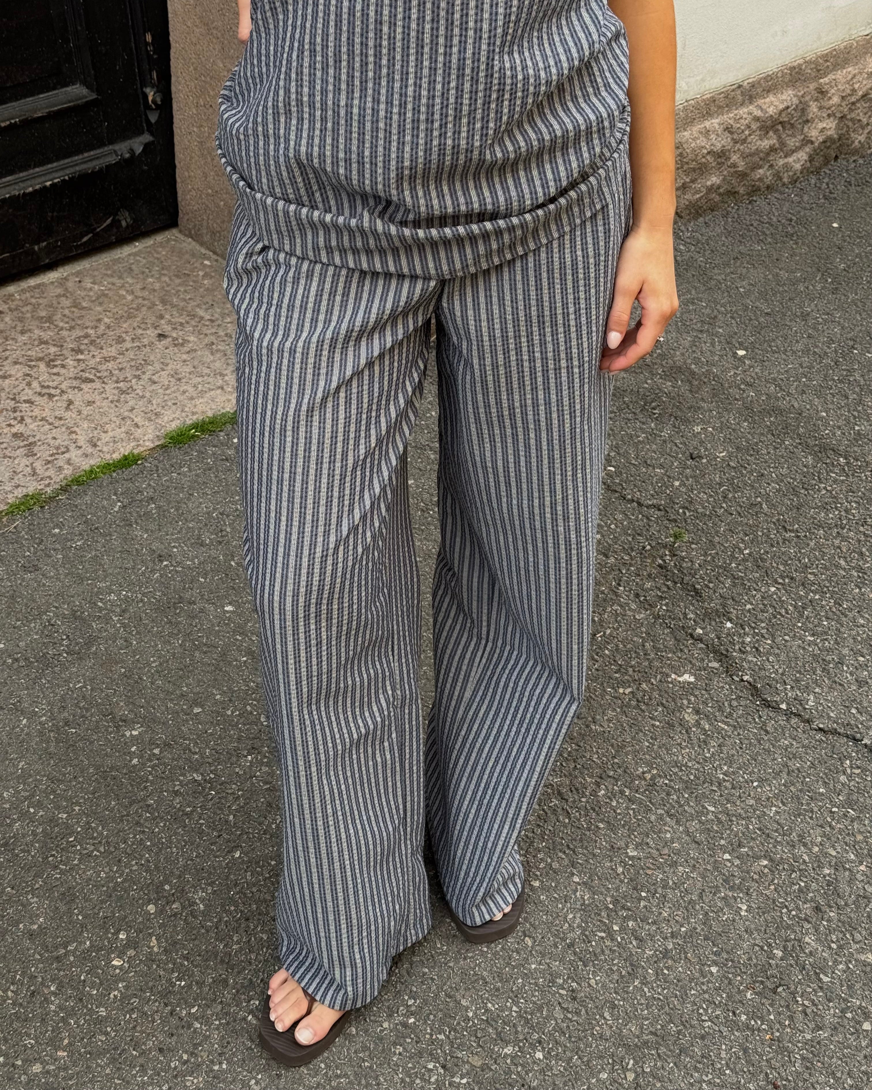 OBJLUNIA Trousers - Dark Denim